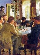 The Artists Luncheon Peter Severin Kroyer